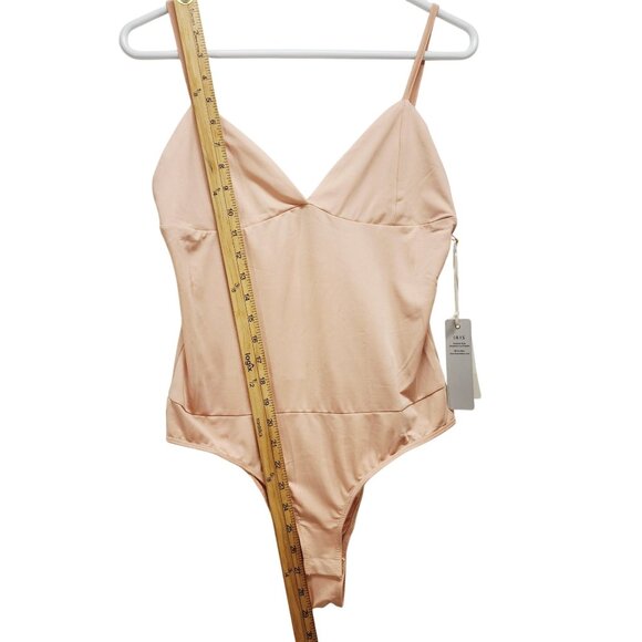 Womens Peach Spaghetti Strap Bodysuit By Iris Size Medium - Picture 6 of 8